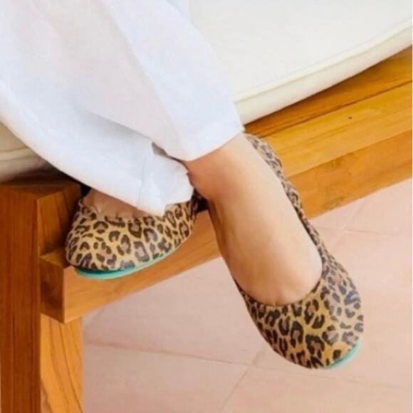 Tieks leopard ballet flats LEOPARD animal print leather women's size 7 EXCELLENT - Picture 14 of 16